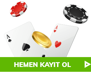 iskambil kartları, çipler ve jeton bulunan bahigo deneme bonusu gifi