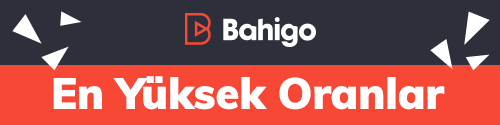 bahigo logolu, gri-kırmızı arkaplanlı, üçgenler bulunan CTA